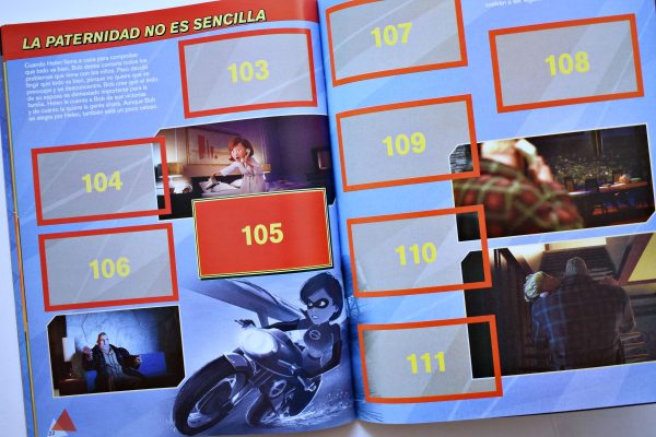 Los Increíbles 2 (Panini, 2018): Álbum Vacío (Sin láminas)