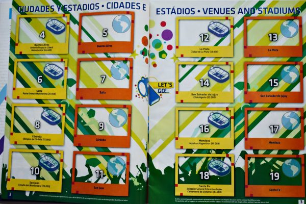 Copa América 2011 Argentina (Panini, 2011): Álbum Vacío (Sin láminas)
