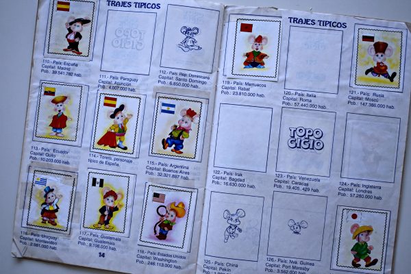 Topo Gigo Ecologico (Topo Gigio) (Artecrom, 1990): Tiene 74 Láminas (Álbum)