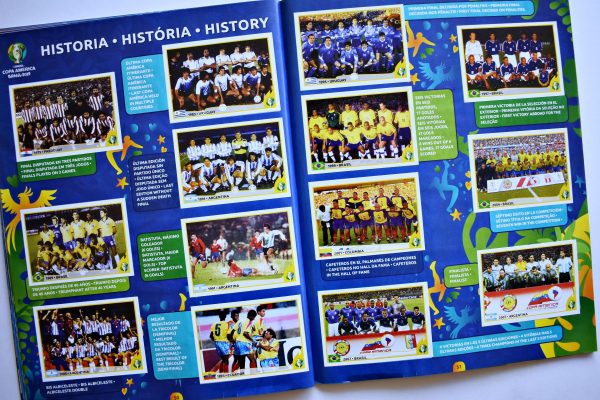 Copa América 2019 Brasil (Panini, 2019): Faltan 3 Láminas (Álbum)