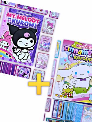 . Álbum Promo: Kuromi + Cinnamoroll: Completos A Pegar