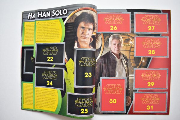 Star Wars The Force Awakens (Topps, 2016): Álbum Vacío (Sin láminas)