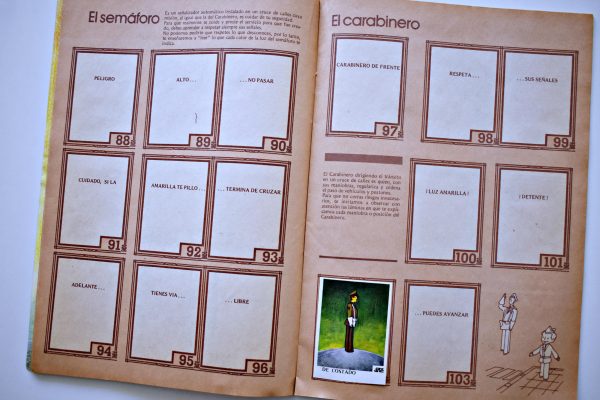 El Patrullero Escolar (Artecrom, 1982): Tiene 6 Láminas