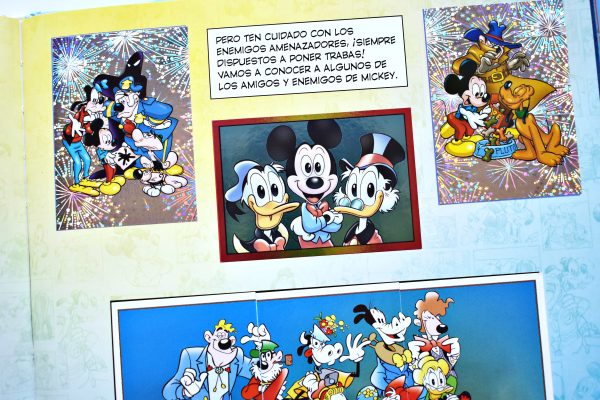 Mickey Mouse Sticker Story 90 Años (Panini, 2019): Álbum Completo (Con todas sus láminas pegadas)