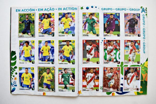 Copa América 2019 Brasil (Panini, 2019): Álbum Completo (Con todas sus láminas pegadas)