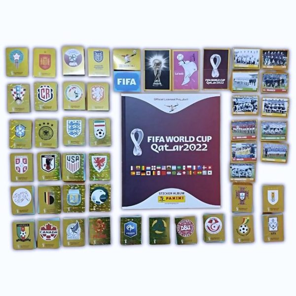 Copa Mundial 2022 Qatar: Álbum Completo A Pegar [Tapa Dura] [Lámina Borde Blanco]