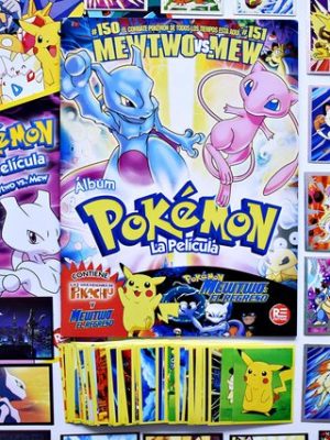 Pokémon Mewtwo vs Mew: Álbum Completo A Pegar