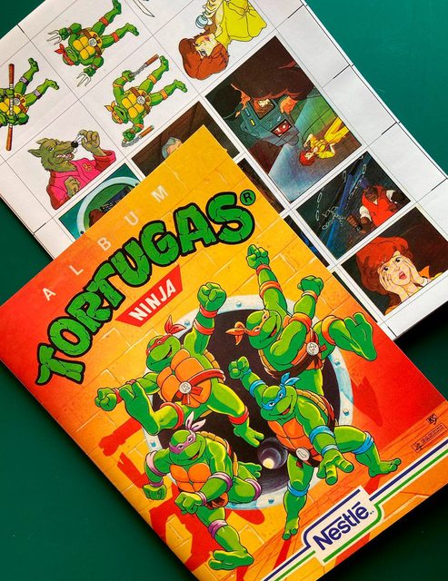 Tortugas Ninja: Álbum Completo A Pegar