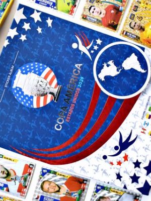 Copa América 2024 [Tapa Dura] (3 Reyes) + EuroCopa: Álbum Completo A Pegar