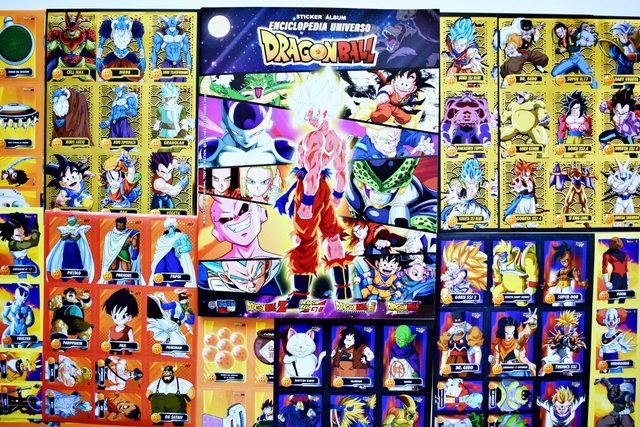 01 ÁLBUM Dragon Ball Enciclopedia [Universo]: Álbum Completo A Pegar