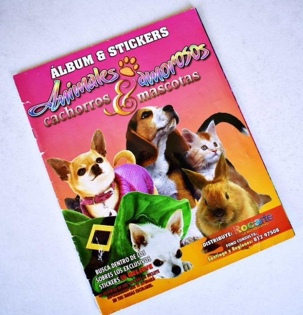 Animales Amorosos Cachorros & Mascotas (Rocarte, 2016): Álbum Vacío (Sin láminas)