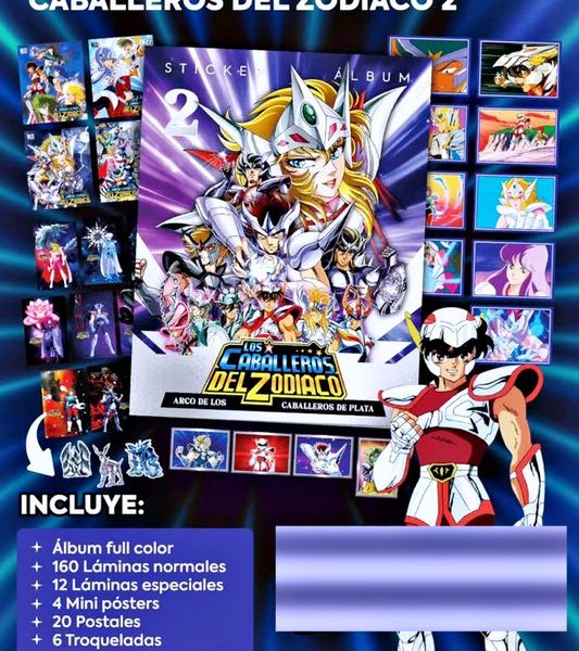 Caballeros Del Zodiaco 2: Álbum Completo A Pegar foto 1