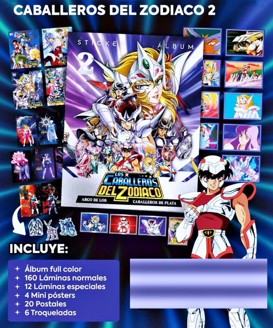 Caballeros Del Zodiaco 2: Álbum Completo A Pegar