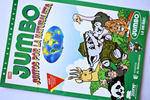 Jumbo, Juntos por la Naturaleza (Jumbo, 1995): Álbum Completo (Con todas sus láminas pegadas)