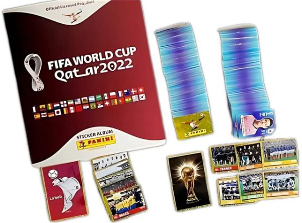 Copa Mundial 2022 Qatar: Álbum Completo A Pegar [Tapa Blanda] [Lámina Borde Morado]