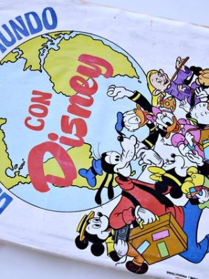 Disney, La vuelta al mundo con Disney (Salo, 1984): Álbum Completo (Con todas sus láminas pegadas)