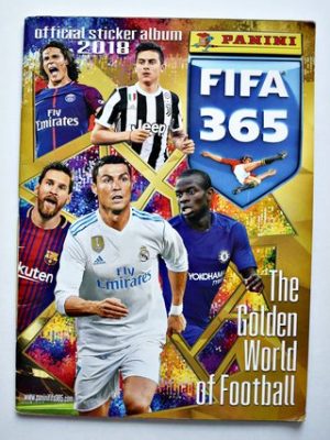 FIFA 365 2018 (Panini, 2017): Tiene 340 Láminas