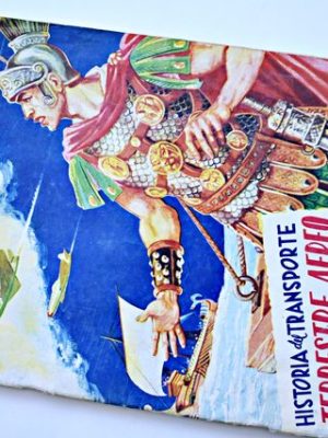 Historia del transporte Terrestre, Aéreo, Maritimo: Álbum Vacío (Sin láminas) Codarte, 1956