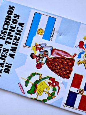 Banderas, Escudos y Trajes tipicos de America (Artecrom, 1990): Tiene 12 Láminas