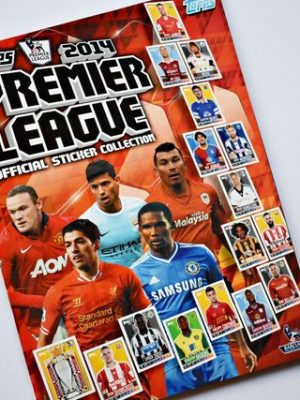 Liga Inglesa, Premier League 2014 (Topps, 2014): Álbum Vacío (Sin láminas)