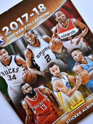NBA Sticker Collection 2017-18 (Panini, 2017): Álbum Vacío (Sin láminas)