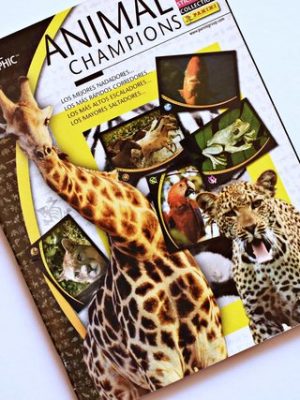 National Geographic Animal Champions (Panini, 2004): Álbum Completo (Con todas sus láminas pegadas)