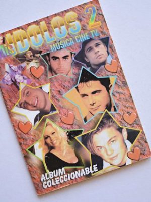 Album Mis Idolos 2 Musica Cine TV Álbum Completo (Con todas sus láminas pegadas)