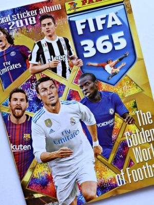 FIFA 365 2018 (Panini, 2017): Álbum Vacío (Sin láminas)
