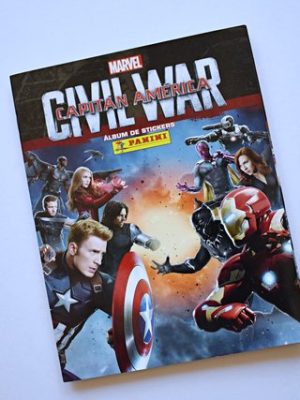 Capitán América Civil War (Panini, 2016): Álbum Completo (Con todas sus láminas pegadas)