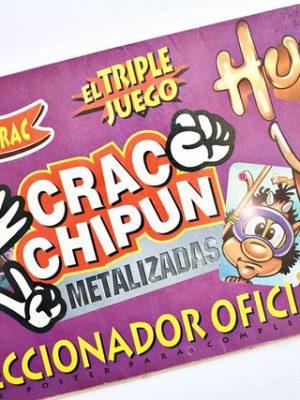 Hugo, Crac Chipun (Colecciónador) (Fritto Crac, 1995): Tiene 37 Láminas