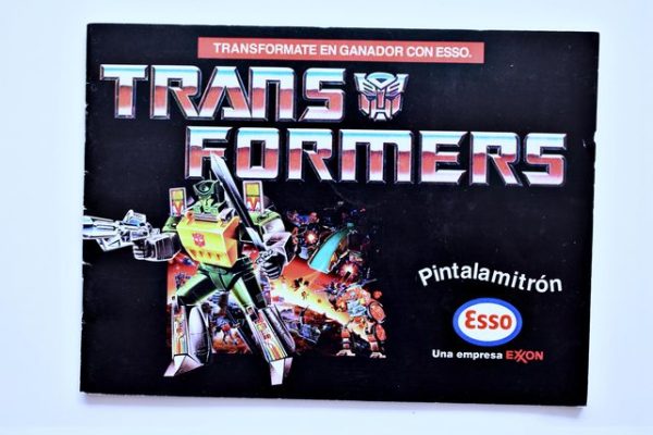 Transformers (Esso, 1986): Álbum Completo (Con todas sus láminas pegadas)