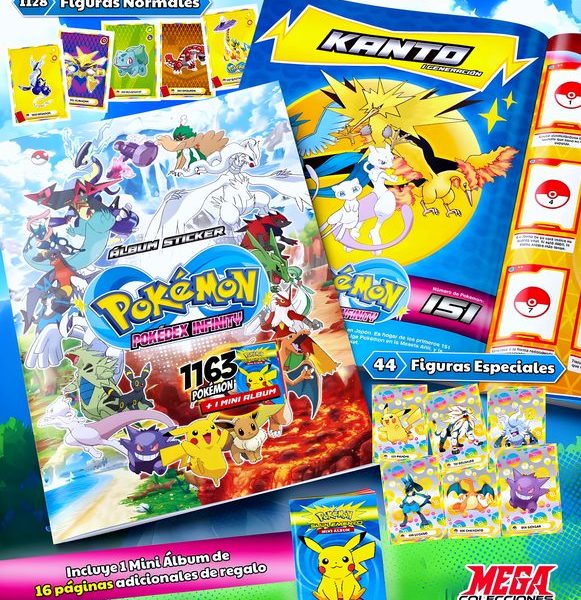 Pokémon Pokedex Infinity: Álbum Completo A Pegar [1172 Láminas] foto 1