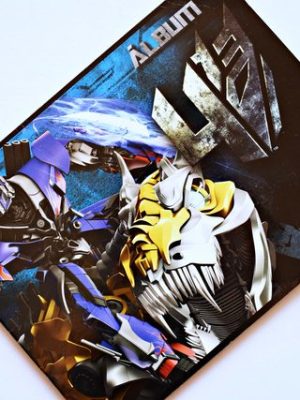 Transformers 4 (Ansaldo, 2014): Álbum Completo (Con todas sus láminas pegadas)