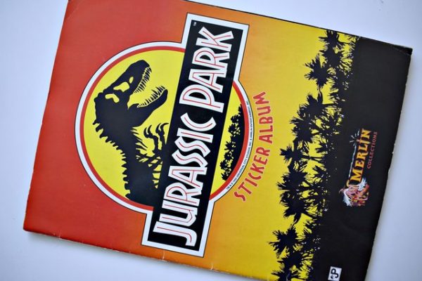 Jurassic Park 1 (Merlin, 1992): Álbum Completo (Con todas sus láminas pegadas)