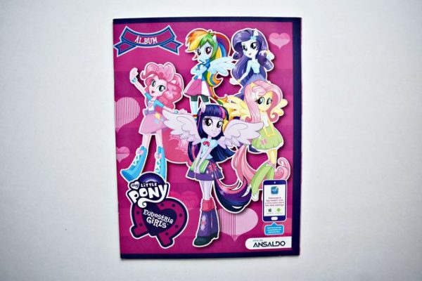 My Little Pony, Equestria Girls (Ansaldo, 2015): Álbum Completo (Con todas sus láminas pegadas)