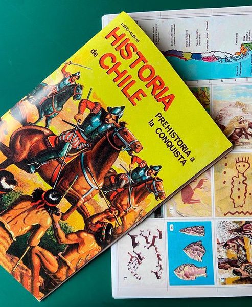 Historia de Chile Prehistoria a la Conquista: Álbum Completo A Pegar foto 1