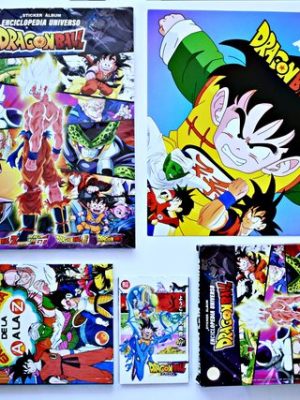 01 ÁLBUM Dragon Ball Enciclopedia [Universo]: Álbum Completo A Pegar + Extra Enciclopedia Salo