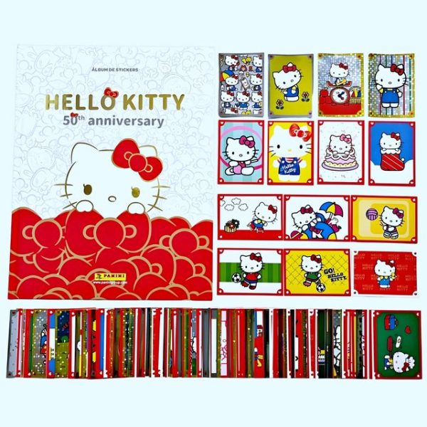 Hello Kitty 50th Aniversario (Panini, 2024)[Tapa Dura]: Álbum Completo A Pegar [Ultimas Unidades]