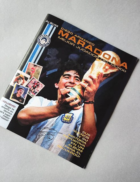 Maradona Álbum [Mejor Jugador del Mundo] (Don Comic, 2024): Álbum Completo (Con láminas impresas)