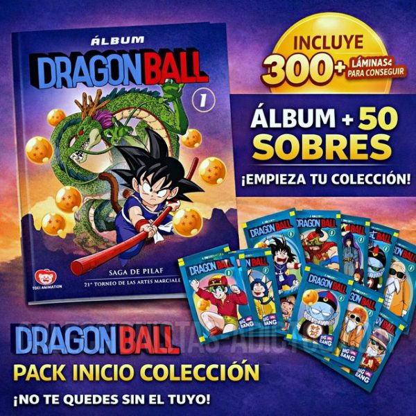 01 Álbum Dragon Ball: Álbum + 50 Sobres [Tapa Blanda] foto 1