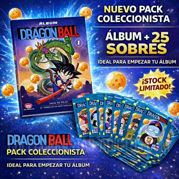 01 Álbum Dragon Ball: Álbum + 25 Sobres [Tapa Blanda] foto 1