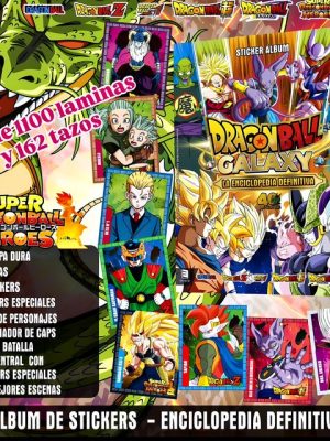 . 01 [PREVENTA] ÁLBUM Dragon Ball Enciclopedia Galaxy: Álbum Completo A Pegar [Tapa Dura] + Tazos [Unidades Limitadas]