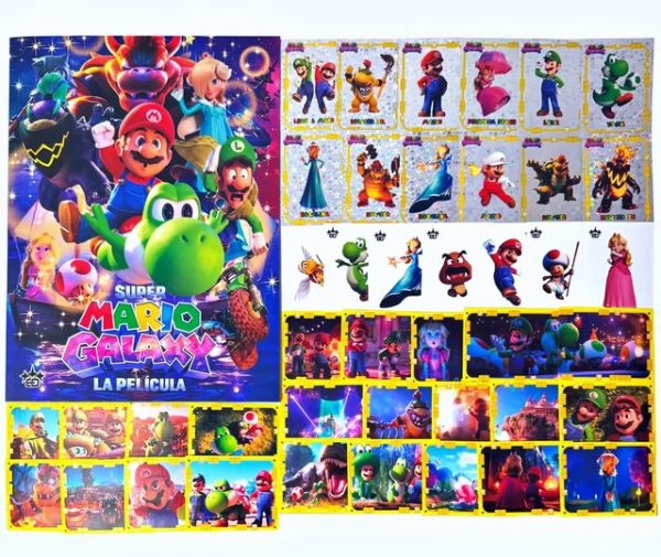. 01 ÁLBUM Mario Galaxy: Álbum Completo A Pegar