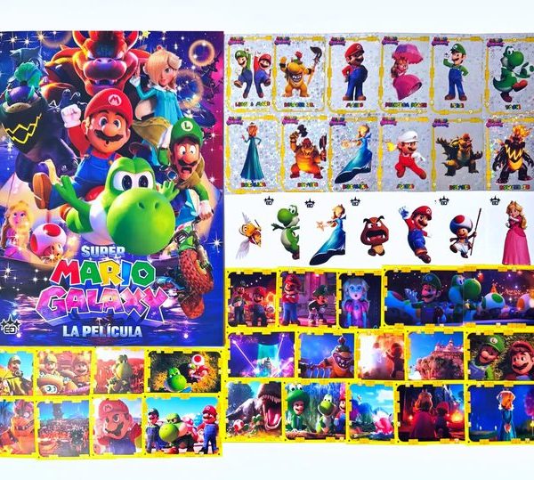 . 01 ÁLBUM Mario Galaxy: Álbum Completo A Pegar foto 1