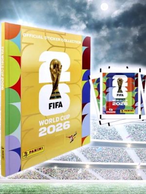 ÁLBUM Copa Mundial 2026 [ Panini ]: Álbum Tapa Dura [GOLD] + 50 Sobres [DESPACHO INMEDIATO]