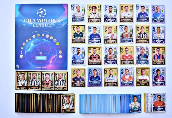 Álbum Champions League 2026 & Copa Libertadores 2025 [377 Láminas]: Álbum Completo A Pegar foto 1