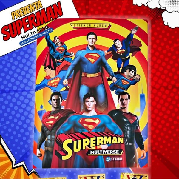. 01 [PREVENTA] ÁLBUM Superman MULTIVERSO (2026): Completo A Pegar