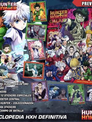 . 01 [PREVENTA] ÁLBUM Hunter X Galaxy [ Tapa Dura ]: Álbum Completo A Pegar + Tazos [Unidades Limitadas]