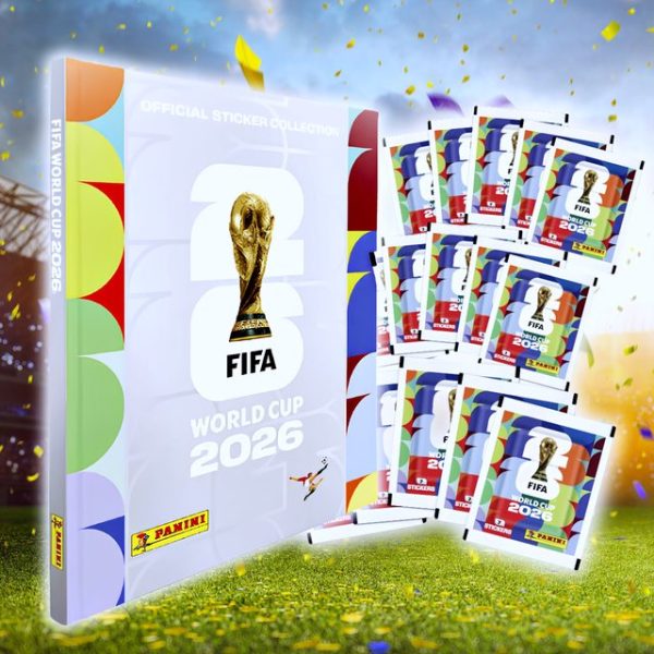 ÁLBUM Copa Mundial 2026 [ Panini ]: Álbum Tapa Dura [SILVER] + 25 Sobres [DESPACHO INMEDIATO]