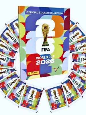 ÁLBUM Copa Mundial 2026 [ Panini ]: Álbum Vacio + 50 sobres [Tapa Blanda] [DESPACHO INMEDIATO]
